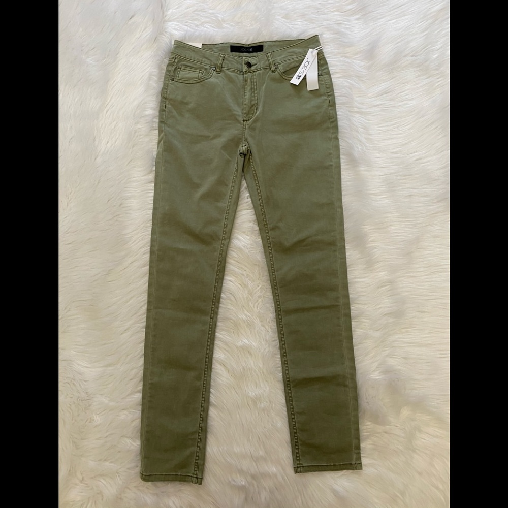 NEW wTag-JOE’S Green The Brixton Straight Jeans 18 - Picture 2 of 3